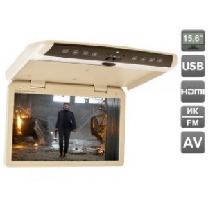 Автомобильный потолочный монитор 15.6" со встроенным FULL HD медиаплеером AVIS Electronics AVS1550MPP