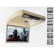 Автомобильный потолочный монитор 13.3" со встроенным DVD плеером AVIS Electronics  AVS440T