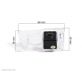 Камера заднего вида AVS315CPR (#024) для Hyundai / Kia