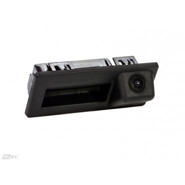 Камера заднего вида AVS321CPR (#185) для Audi / Skoda / Volkswagen, интегрированная с ручкой багажника