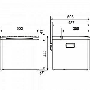 Абсорбционный (газовый) автохолодильник Dometic Combicool ACX 40