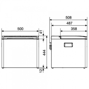 Абсорбционный (газовый) автохолодильник Dometic Combicool ACX 40G