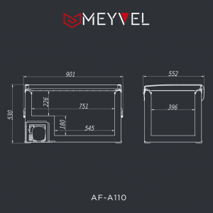 Компрессорный автохолодильник Meyvel AF-A110