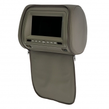 Комплект подголовников со встроенным DVD плеером и LCD монитором 7" ERGO ER700H (серый)