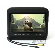 Подголовник со встроенным DVD плеером и LCD монитором 9" ERGO ER9HD (чёрный)