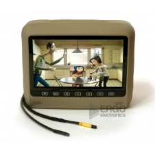 Подголовник со встроенным DVD плеером и LCD монитором 9" ERGO  ER9HD (бежевый)